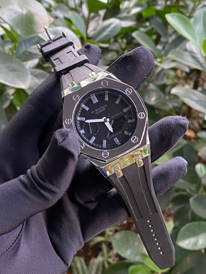 GSHOCK CASIO WATER RESISTANT RUBBER STRAP DUAL TIME ALARM GSHOCK TIN