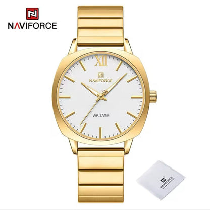 NAVIFORCE NF 5044 WATER RESISTANT 3ATM STAINLESS STEEL QUARTZ MOVEMENT DIAMETER 38MM ORDER AND ENQUIRIES