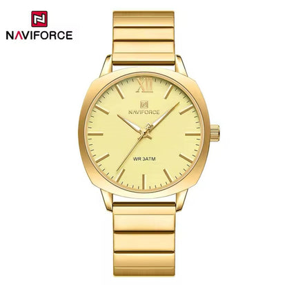 NAVIFORCE NF 5044 WATER RESISTANT 3ATM STAINLESS STEEL QUARTZ MOVEMENT DIAMETER 38MM ORDER AND ENQUIRIES