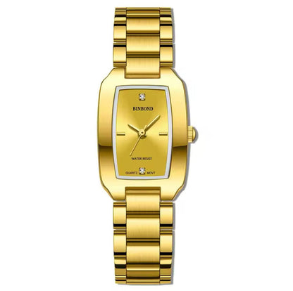 BINBOND LADIES WATER RESISTANT BATTERY POWERED NON FADE STEEL POLISH AND ENQUIRIES