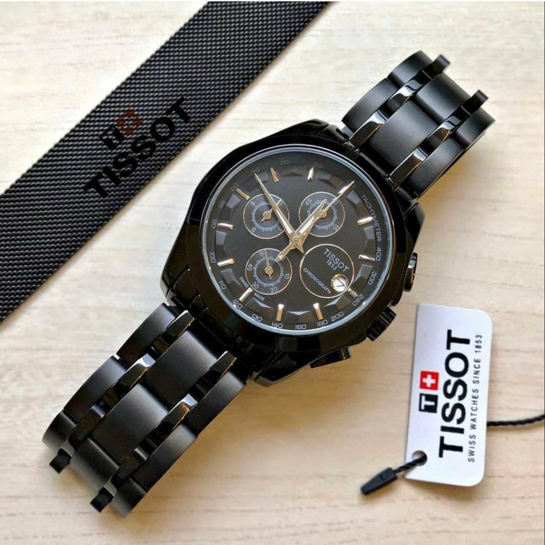 TISSOT CHRONOGRAPH DATE DISPLAY FULL CHRONOGRAPH WATER RESISTANT STAINLESS STEEL ENQUIRIES