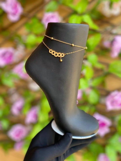 HYPOALLERGENIC ANKLETS STAINLESS STEEL TARNISH/FADE FREE HYPOALLERGENIC ANKLET BOX &100 ENQUIRIES