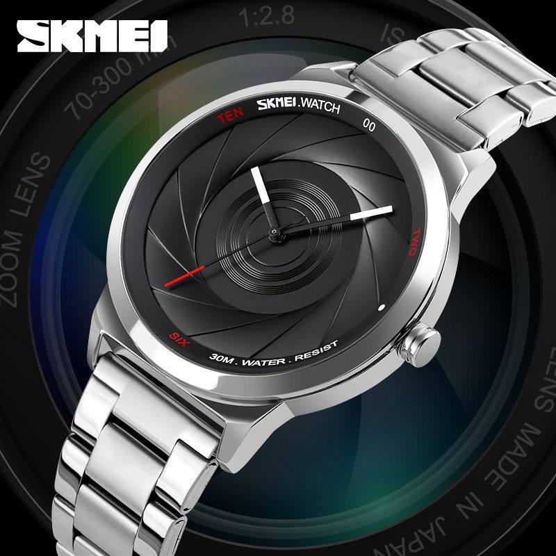 SKMEI LADY WATCH 30M WATER RESISTANT STAINLESS STEEL FINISH BATTERY POWERED AND ENQUIRIES