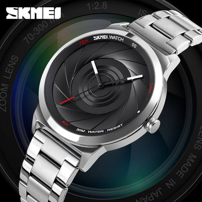 SKMEI LADY WATCH 30M WATER RESISTANT STAINLESS STEEL FINISH BATTERY POWERED AND ENQUIRIES