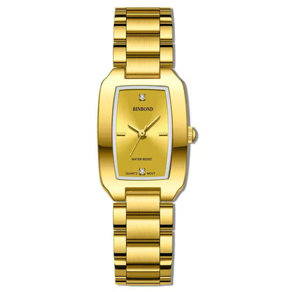 BINBOND LADIES WATER RESISTANT BATTERY POWERED NON FADE STEEL POLISH AND ENQUIRIES