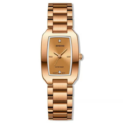 BINBOND LADIES WATER RESISTANT BATTERY POWERED NON FADE STEEL POLISH AND ENQUIRIES