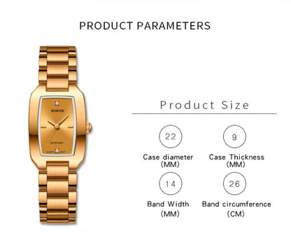 BINBOND LADIES WATER RESISTANT BATTERY POWERED NON FADE STEEL POLISH AND ENQUIRIES