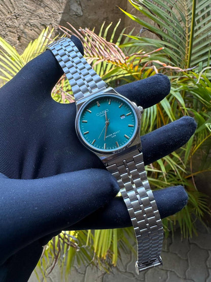 CASIO DATE WATCH UNISEX DATE DISPLAY WATER RESISTANT BATTERY POWERED CASIO BRANDED BOX