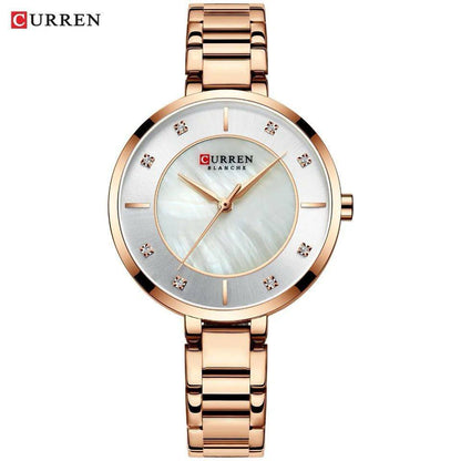 CURREN LADIES #9051 WATER RESISTANT BATTERY POWERED CURREN BRANDED BOX ENQUIRIES