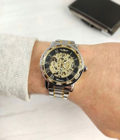 WINNER SKELETON AUTOMATIC WATCH +BOX