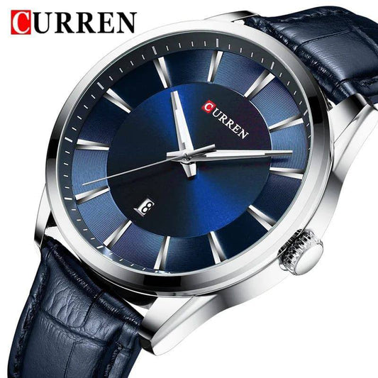 CURREN GENTS #8365 WATER RESISTANT BATTERY POWERED DATE DISPLAY 2 COLOR OPTIONS CURREN BRANDED BOX
