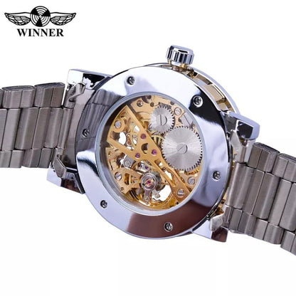 WINNER SKELETON AUTOMATIC WATCH +BOX