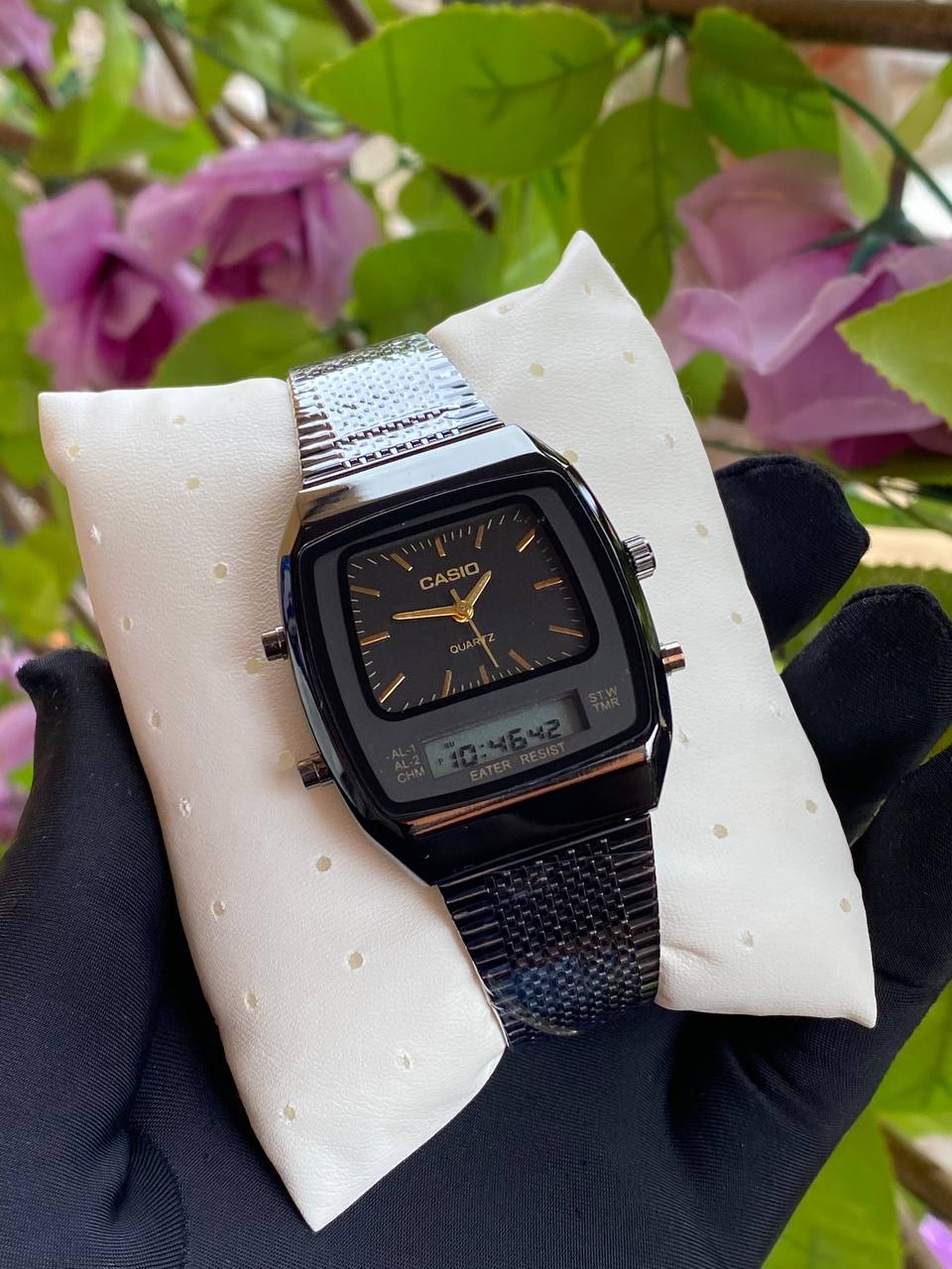 !! CASIO DUAL TIME UNISEX DAY & DATE DISPLAY WATER RESISTANT BATTERY POWERED CASIO BRANDED BLUE BOX CASIO BRANDED RED BOX ENQUIRIES