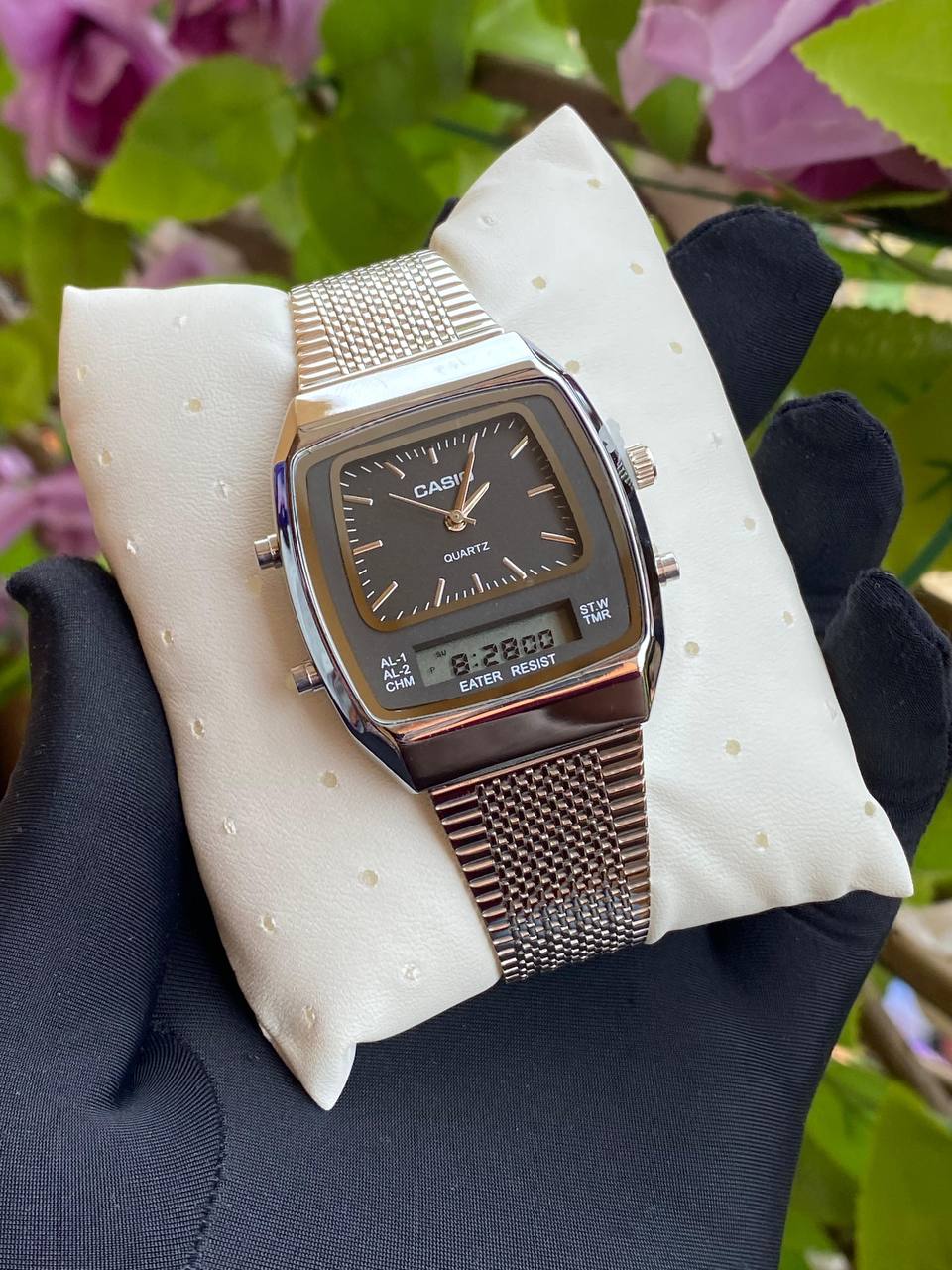 !! CASIO DUAL TIME UNISEX DAY & DATE DISPLAY WATER RESISTANT BATTERY POWERED CASIO BRANDED BLUE BOX CASIO BRANDED RED BOX ENQUIRIES