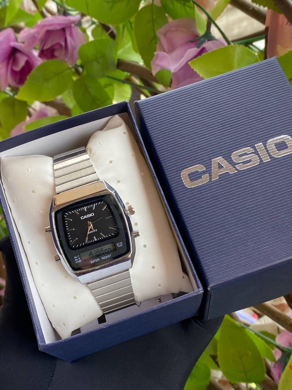 !! CASIO DUAL TIME UNISEX DAY & DATE DISPLAY WATER RESISTANT BATTERY POWERED CASIO BRANDED BLUE BOX CASIO BRANDED RED BOX ENQUIRIES