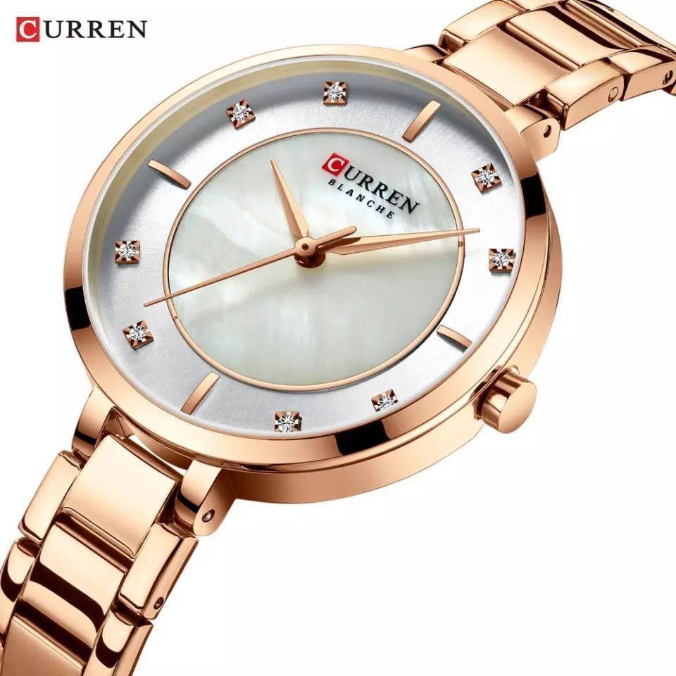 CURREN LADIES #9051 WATER RESISTANT BATTERY POWERED CURREN BRANDED BOX ENQUIRIES