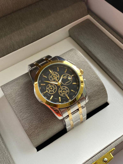 TISSOT CHRONOGRAPH DATE DISPLAY FULL CHRONOGRAPH WATER RESISTANT STAINLESS STEEL ENGRAVING SERVICES 200 PER WORD ,300 ANY LOGO ENQUIRIES