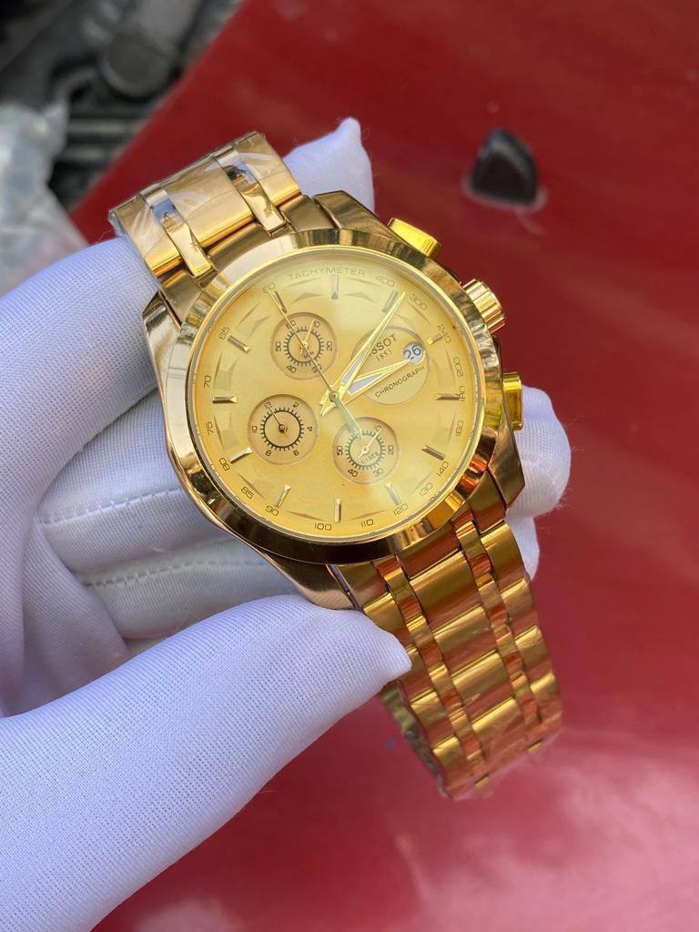 TISSOT CHRONOGRAPH DATE DISPLAY FULL CHRONOGRAPH WATER RESISTANT STAINLESS STEEL ENGRAVING SERVICES 200 PER WORD ,300 ANY LOGO ENQUIRIES