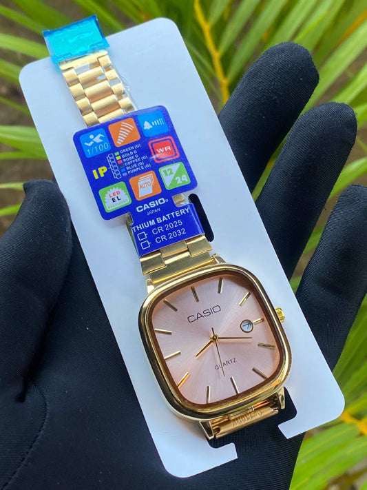 #MORECOLORSRESTOCKED!! CASIO SQUARE WATCH UNISEX DATE DISPLAY WATER RESISTANT BATTERY POWERED ENGRAVING SERVICES PER WORD, LOGO CASIO BRANDED RED BOX ENQUIRIES