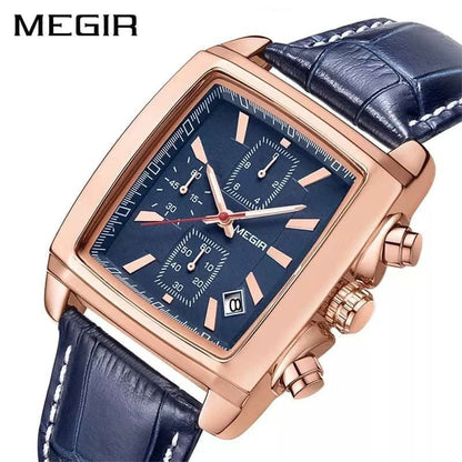 MEGIR CHRONOGRAPH GENTS BROWN BLUE