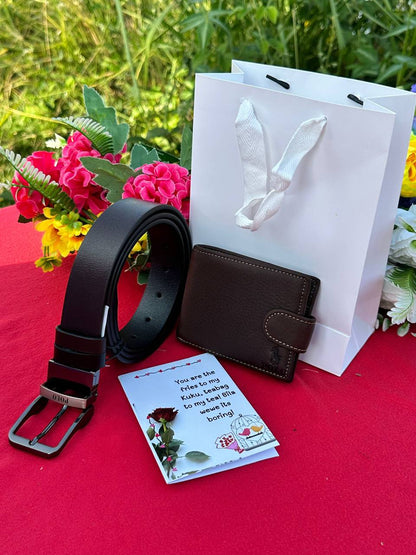 MEN VALENTINES SALE � LEATHER WALLET DOUBLE SIDED BELT GIFT CARD GIFT BAG ENGRAVING SERVICES AND ENQUIRIES