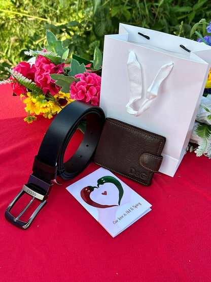 MEN VALENTINES SALE � LEATHER WALLET DOUBLE SIDED BELT GIFT CARD GIFT BAG ENGRAVING SERVICES AND ENQUIRIES