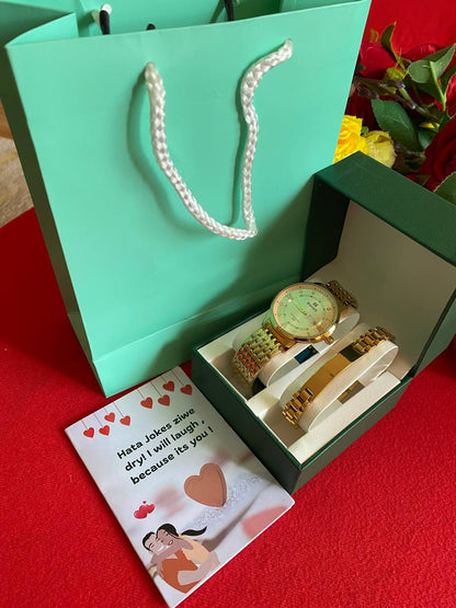 MEN VALENTINES PACKAGE WATCH ENGRAVABLE BRACELET PREMIUM BOX CARD&BAG ENQUIRIES