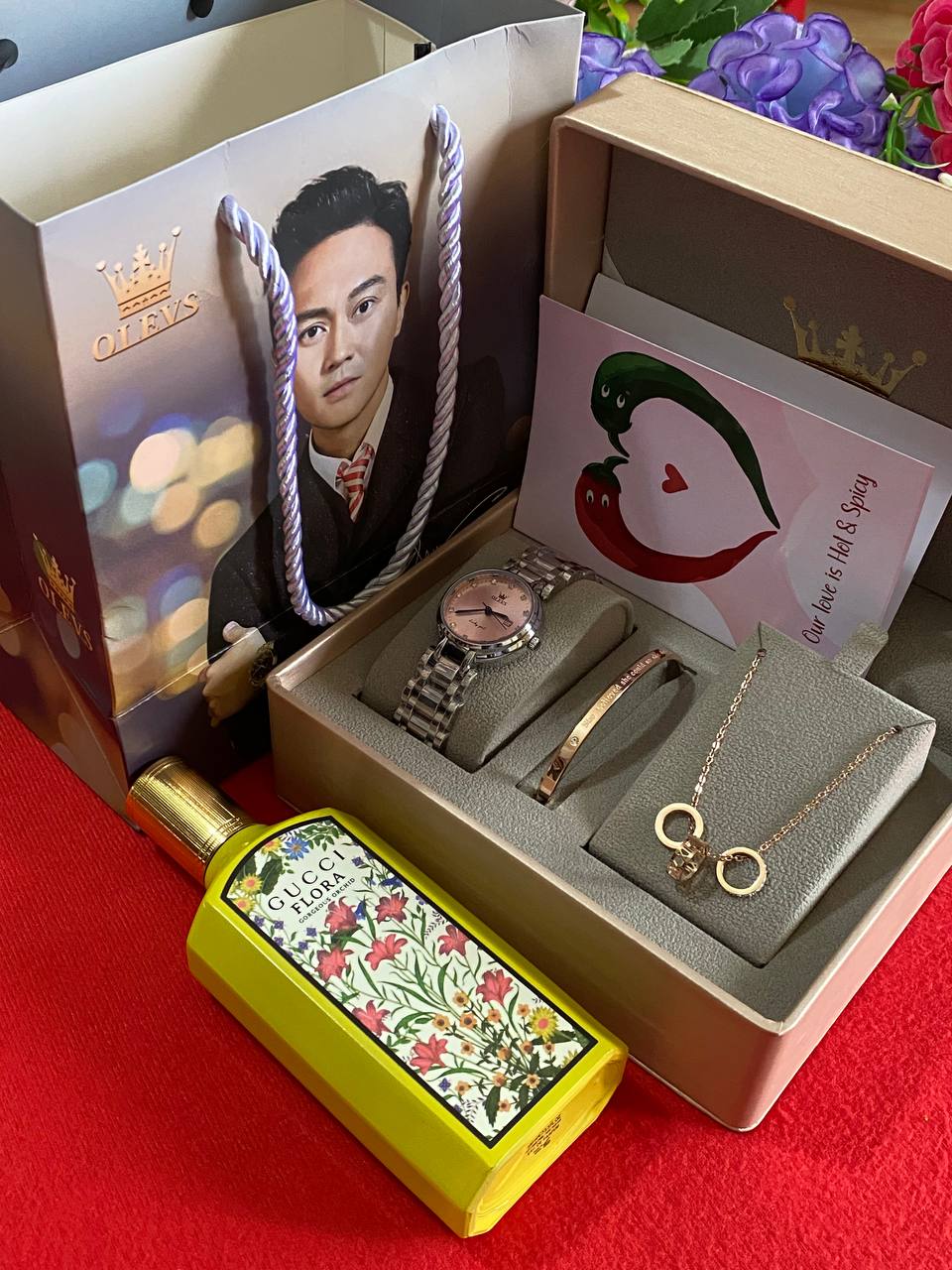 VALENTINES SALE OLEVS SET X PERFUME TESTER OLEVS SET (3 1) PERFUME TESTER GIFT CARD&BAG ENQUIRIES