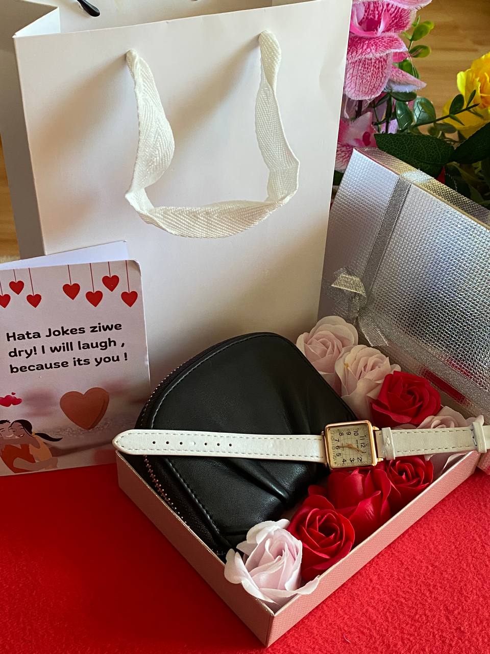 �VALENTINES SALE � WATCH LADIES WALLET/PURSE PRESERVED ROSES GIFT CARD X BOX X BAG ENQUIRIES