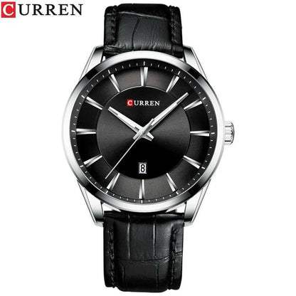 CURREN GENTS WATCH #8365 WATER RESISTANT DATE DISPLAY BATTERY POWERED CURREN BRANDED BOX ENGRAVING SERVICES ENQUIRIES