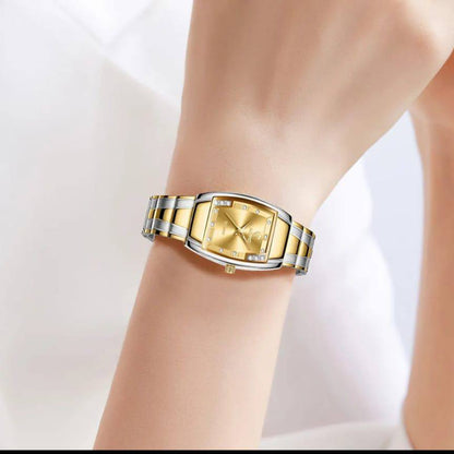 LIEBIG LADIES L8818 WATER RESISTANT BATTERY POWERED NON FADE STEEL POLISH AND ENQUIRIES