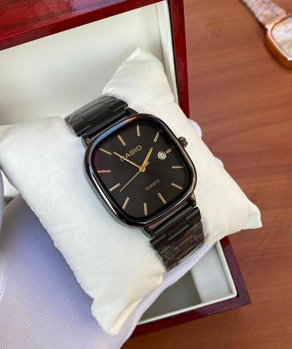 CASIO UNISEX WATCH DATE DISPLAY STAINLESS STEEL BATTERY POWERED WATER RESISTANT CASIO BRANDED BOX ENQUIRIES