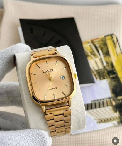 CASIO UNISEX WATCH DATE DISPLAY STAINLESS STEEL BATTERY POWERED WATER RESISTANT CASIO BRANDED BOX ENQUIRIES