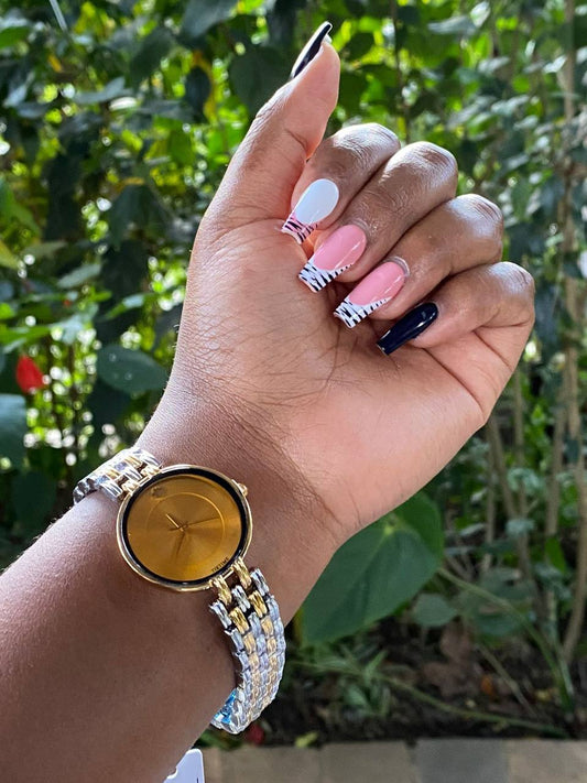 TIKTIME LADIES WATCH NON FADE BATTERY POWERED BUTTERFLY CLASP LOCK HIGH QUALITY FINISHING & ENQUIRIES