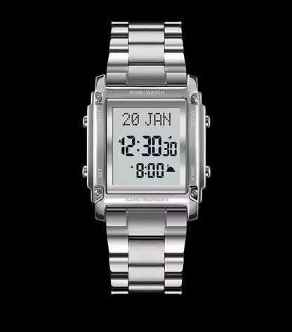 CASIO CHRONOGRAPH STAINLESS STEEL FUNCTIONAL MOONPHASE CHRONOGRAPH FUNCTIONAL WATER RESISTANT NON FADE CASIO BOX