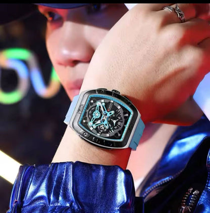 CRRJU CHRONOGRAPH GENTS WATCH #2268 ADJUSTABLE MESH STRAP BATTERY POWERED DATE DISPLAY CHRONOGRAPH MOVEMENT ENGRAVING SERVICES ENQUIRIES 0799-406-424 RNG PLAZA 1ST FLOOR F5 (BALCONY SIDE)