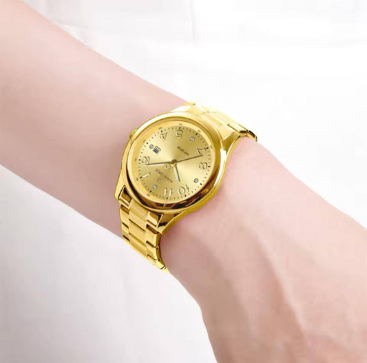 NAVIFORCE GENTS WATCH #NF 8053 CHRONOGRAPH DATE DISPLAY WATER RESISTANT BATTERY POWERED LEATHER STRAP ENGRAVING SERVICES FROM & ENQUIRIES