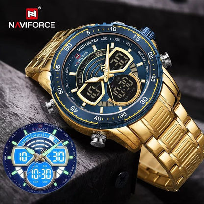 MEN NAVIFORCE #NF9189# ANALOGUE&DIGITAL DISPLAY WATER RESISTANT