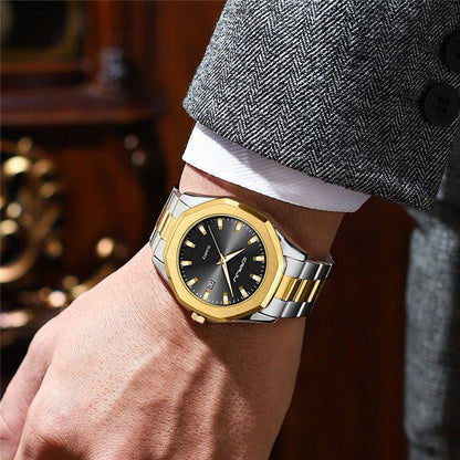 ARRIVALS CRRJU GENTS WATCH DATE DISPLAY WATER RESISTANT STAINLESS STEEL BATTERY POWERED ⃣3 COLOR OPTIONS ENGRAVING SERVICES ENQUIRIES