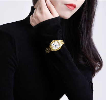 NAVIFORCE GENTS WATCH #NF 9117 DAY AND DATE DISPLAY STAINLESS STEEL FINISH WATER RESISTANT BATTERY POWERED GOLD BLACK ENGRAVING SERVICES ENQUIRIES