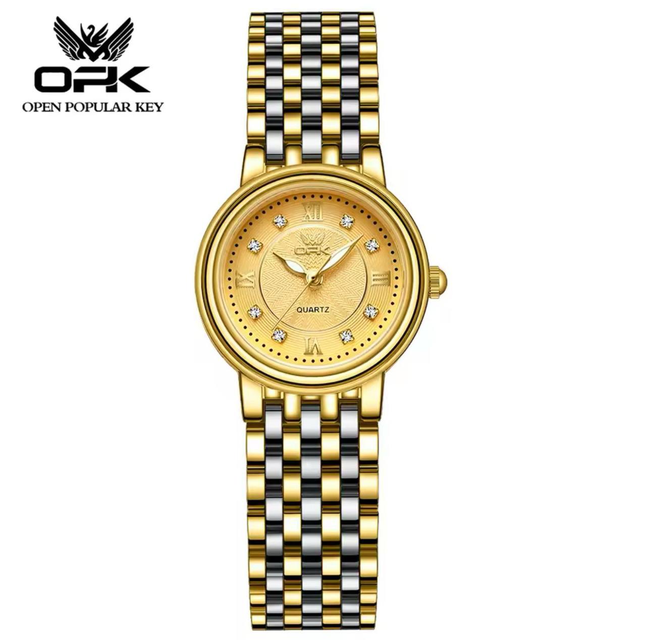 OPK LADIES #6005 STAINLESS STEEL BATTERY POWERED WATER RESISTANT ENGRAVING SERVICES ENQUIRIES