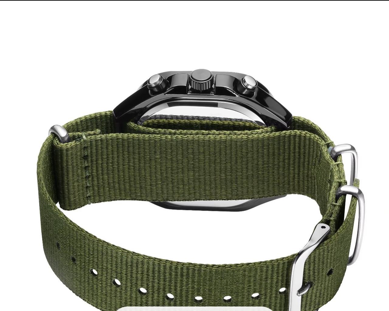 MEGIR CHRONOGRAPH GENTS WATCH 2 OPTIONS -METTALIC STRAP -CONVERSE STRAP CHRONOGRAPH MOVEMENT DATE DISPLAY HD LUMINOUS BATTERY POWERED WATER RESISTANT ENGRAVING SERVICES /ENQUIRIES