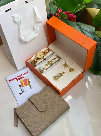 MOTHERS DAY GIFT SET 5 1 GIFT SET HIGH QUALITY PURSE/ WALLET GIFT CARD GIFT BAG WE OFFER ENGRAVING SERVICES (A MESSAGE MUM ON ITEMS)