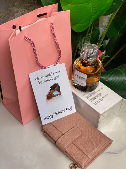 MOTHERS DAY GIFT PACK 🧧PERFUME TESTER 🧧WALLET/PURSE 🧧GIFT CARD GIFT BAG WE OFFER ENGRAVING SERVICES (A MESSAGE MUM ON ITEMS) ENQUIRIES