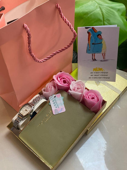 MOTHERS DAY GIFT PACK 🧧WATCH 🧧WALLET 🧧GIFT CARD 🧧BOX & ROSE PETALS GIFT BAG WE OFFER ENGRAVING SERVICES (A MESSAGE MUM ON ITEMS) ENQUIRIES