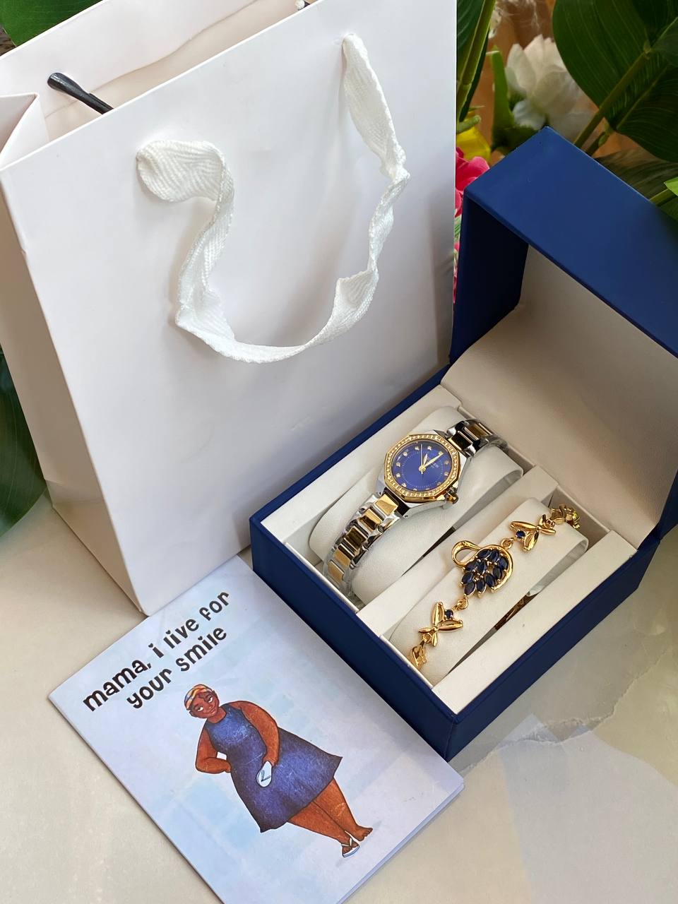 MOTHERS DAY GIFT PACK‍🦳 WATCH BRACELET CARD,BOX AND BAG ENGRAVING SERVICES FROM AND ENQUIRIES