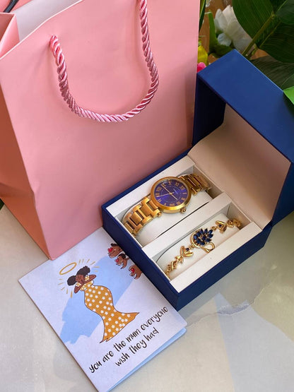 MOTHERS DAY GIFT PACK‍🦳 WATCH BRACELET CARD,BOX AND BAG ENGRAVING SERVICES FROM AND ENQUIRIES