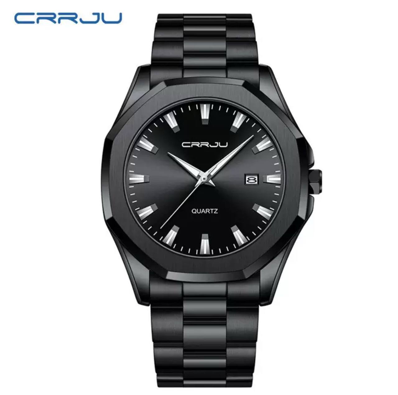 RESTOCK ALERT CRRJU GENTS WATCH DATE DISPLAY WATER RESISTANT STAINLESS STEEL BATTERY POWERED ⃣3 COLOR OPTIONS ENGRAVING SERVICES ENQUIRIES