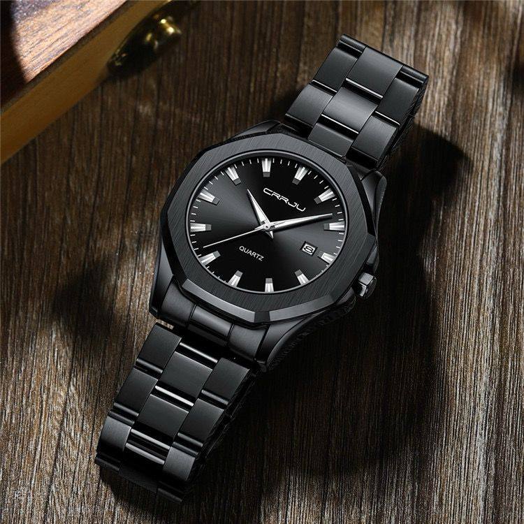 RESTOCK ALERT CRRJU GENTS WATCH DATE DISPLAY WATER RESISTANT STAINLESS STEEL BATTERY POWERED ⃣3 COLOR OPTIONS ENGRAVING SERVICES ENQUIRIES