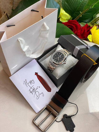 FATHERS DAY GIFT ROLEX SET CASIO WATCH X BOX MONEY CLIP WALLET CARD & BAG WE ENGRAVE GIFTS AND ENQUIRIES